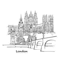 Famous buildings of London
