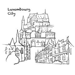Famous buildings of Luxembourg City