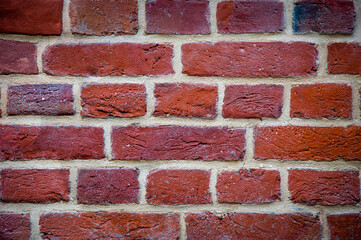 Obraz premium Background for design. old red brick wall