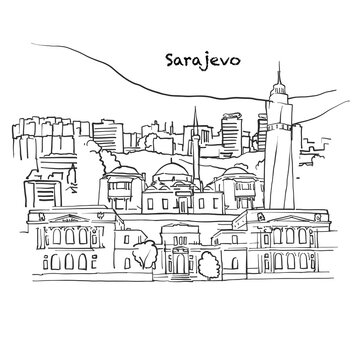 Famous buildings of Sarajevo