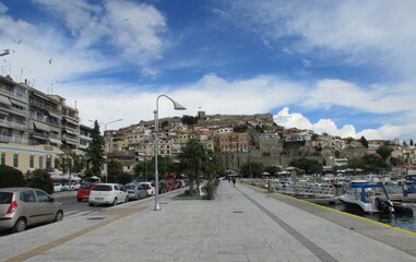 Fototapeta na wymiar Kavala city view