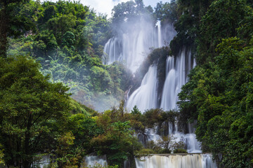 Thi-Lo-Su waterfall, Beautiful waterfall in Tak  province, ThaiLand.