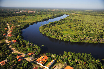 Rio Preguiças atravessa o município de Barreirinhas.