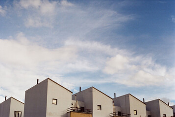 clouds over the city