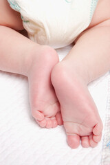 Feet of a baby