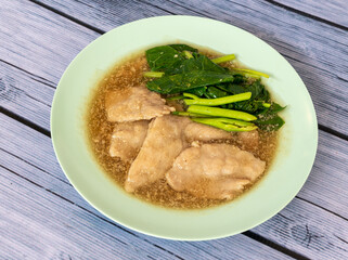 Thai Lard Nar Noodles 