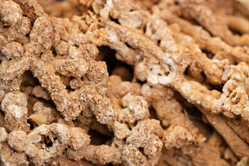Stones texture and background. Rock texture. Macro shot. Selective focus.