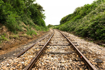 Fototapeta na wymiar Old railway