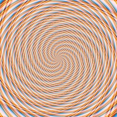 Abstract background illusion hypnotic illustration, deceptive decoration.