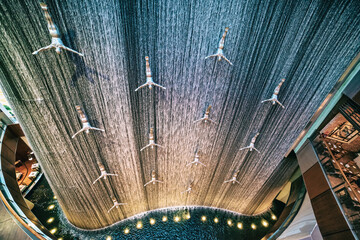 Waterval in Dubai Mall