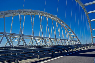A reliable and modern bridge in Russia.