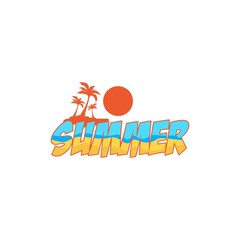 Summer custom text