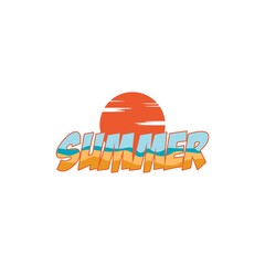 Summer custom text for banner