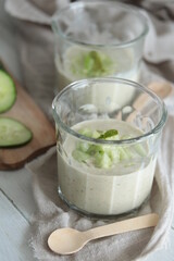 gaspacho de concombre