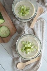 gaspacho de concombre