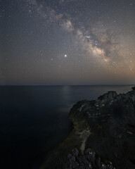 Milky Way near the sea 