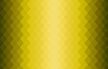 Orange geometric background in origami style with gradient. Orange vector polygonal rectangles illustration. Bright abstract rhombus mosaic background for design, print, web. Seamless vector.