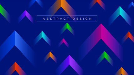 Color geometric gradient, futuristic background.