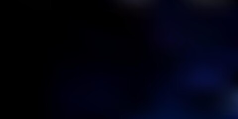 Dark blue vector gradient blur template.