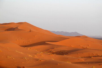 Fototapeta na wymiar Postcard from Merzouga desert, Morocco