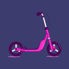 modern and cool design of electric scooter