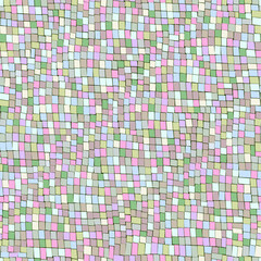 Colorful abstract mosaic. Multicolor mosaic texture. Abstract background with geometric design. Vector mosaic background.