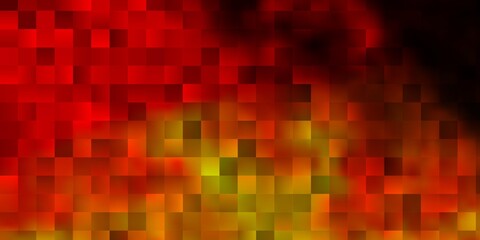Dark Orange vector backdrop with rectangles.