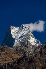 MACHHAPUCHRE, FISHTAIL, ANNAPURNA BASE CAMP, TREKKING MONSOON NEPAL
