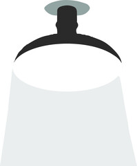 ceiling lamp icon isolated on background