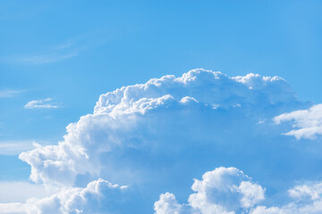 White clouds on the sky at day time.