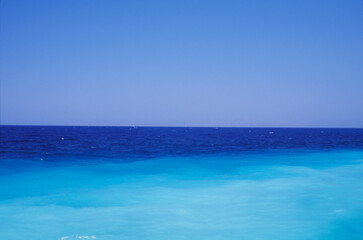 Obraz premium Panoramic view of the sea 