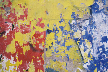 Close-up of a weathered wall 
