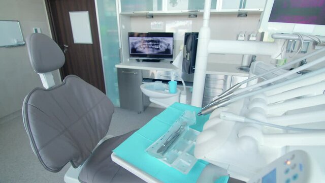 Empty dentists office