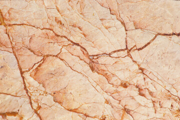 Close-up of cracks on a rock 