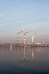 smoke from a chimney