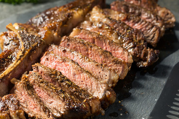 Grass Fed Cooked Ribeye Steak