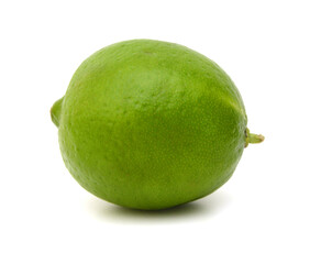 Fresh limes Isolated on white