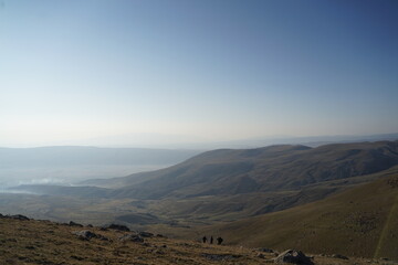 hikers in the mountain