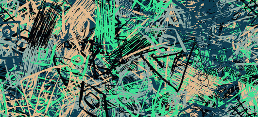 Grunge texture is abstract. Artistic surreal background. Chaotic vintage style