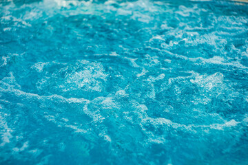 Summer rest concept with outdoor pool