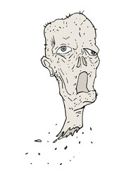 Design of Halloween dead man