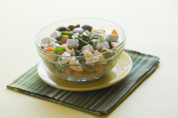 Close-up of pasta in a bowl