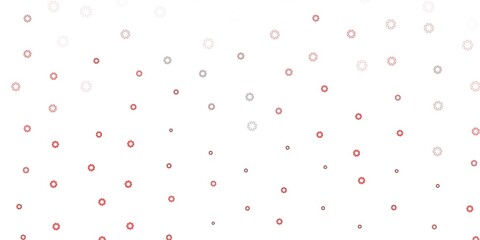 Light orange vector background with spots.