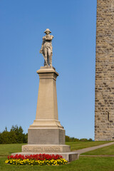 Statue at Bennington Memorial