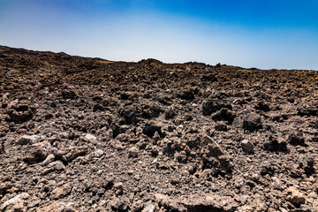 Paisajes del volcán Caldera Blanca de Lanzarote