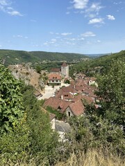 Saint Cirq Lapopie dans le Lot, Occitanie
