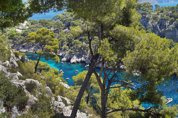  Water recreation in the Calanques National Park, France