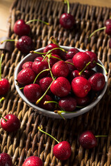 Raw Red Organic Cherries
