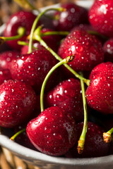Raw Red Organic Cherries
