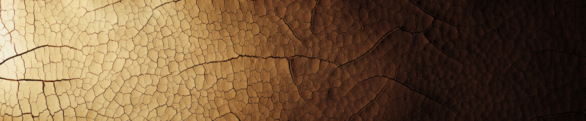 Detailed cracked soil showing a dry desert land scorched in the heat causing cracks. Global warming...